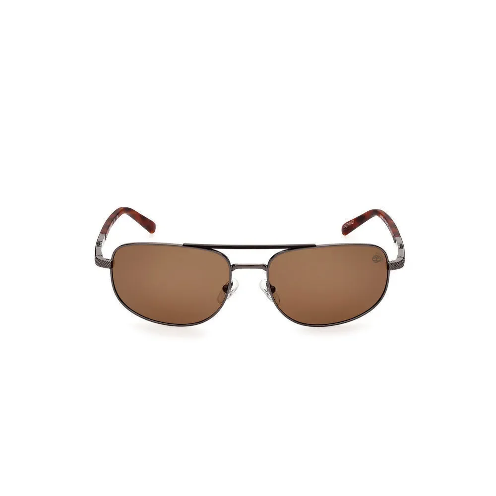 NWT TIMBERLAND TB9285 06H 61 Shiny Dark Nickeltin Sunglasses